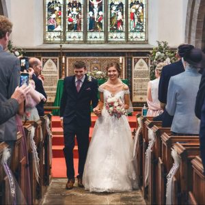 "We can't thank everyone at St Oswald's church enough. Due to the pandemic we had to rearrange our wedding three times. Each time, we had support from Rev Dave and the rest of the team. Rev Dave created a personal and relaxed ceremony which put us at ease. There were many compliments from those who attended the service regarding how much they valued the things Rev Dave said.
Thank you again for all your help and support and in making our marriage so memorable." Richard & Georgia
(Photograph by Rebecca Sturdy)